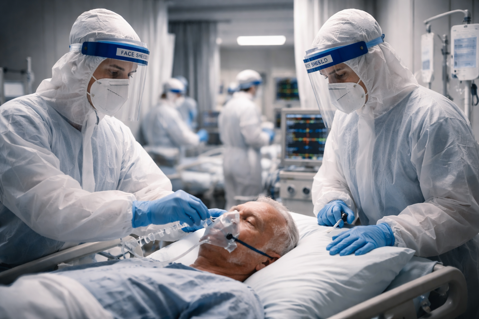 Zdravotníci v nemocnici počas pandémie