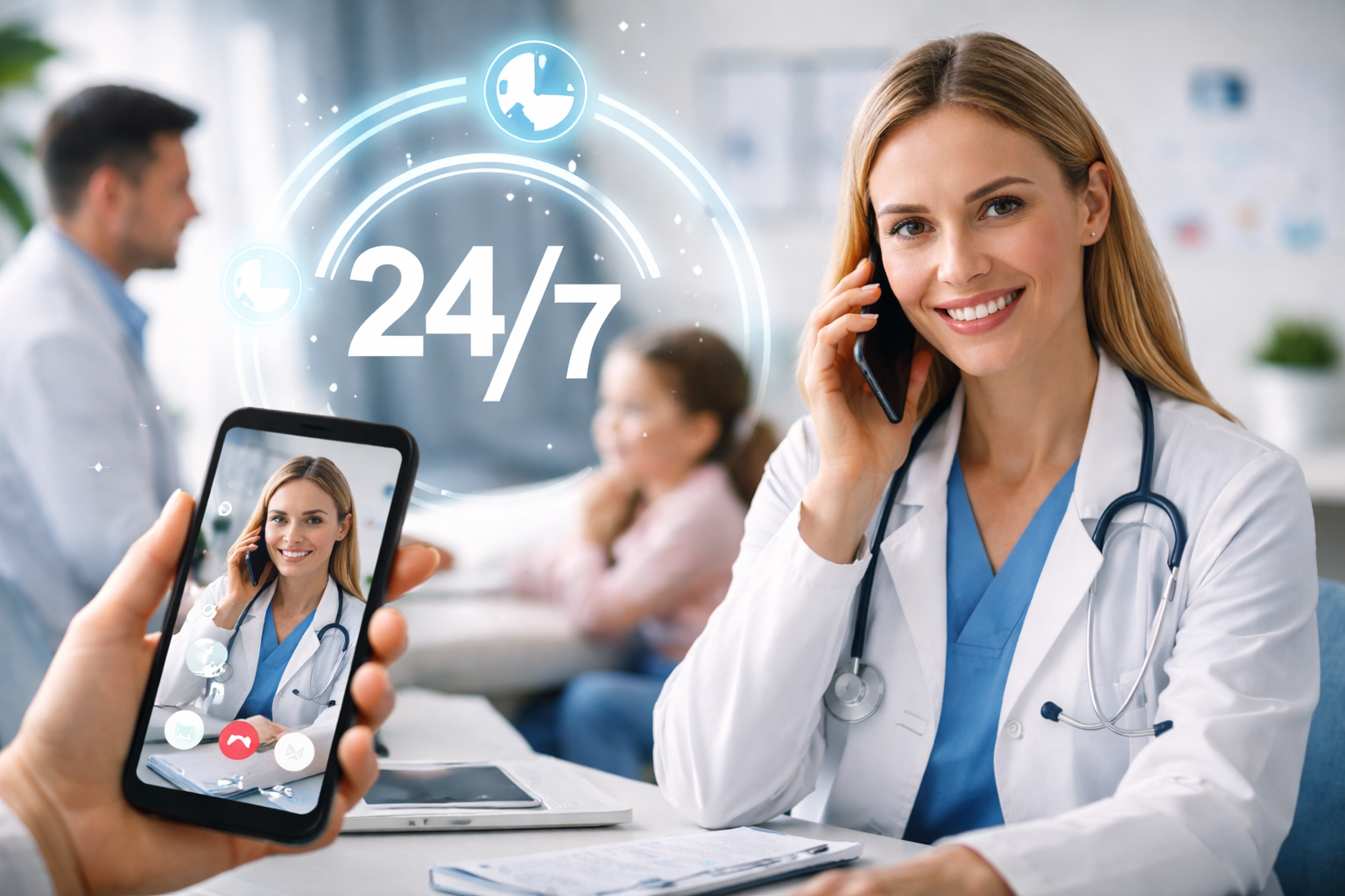 Doktorka na video konzultácii 24/7