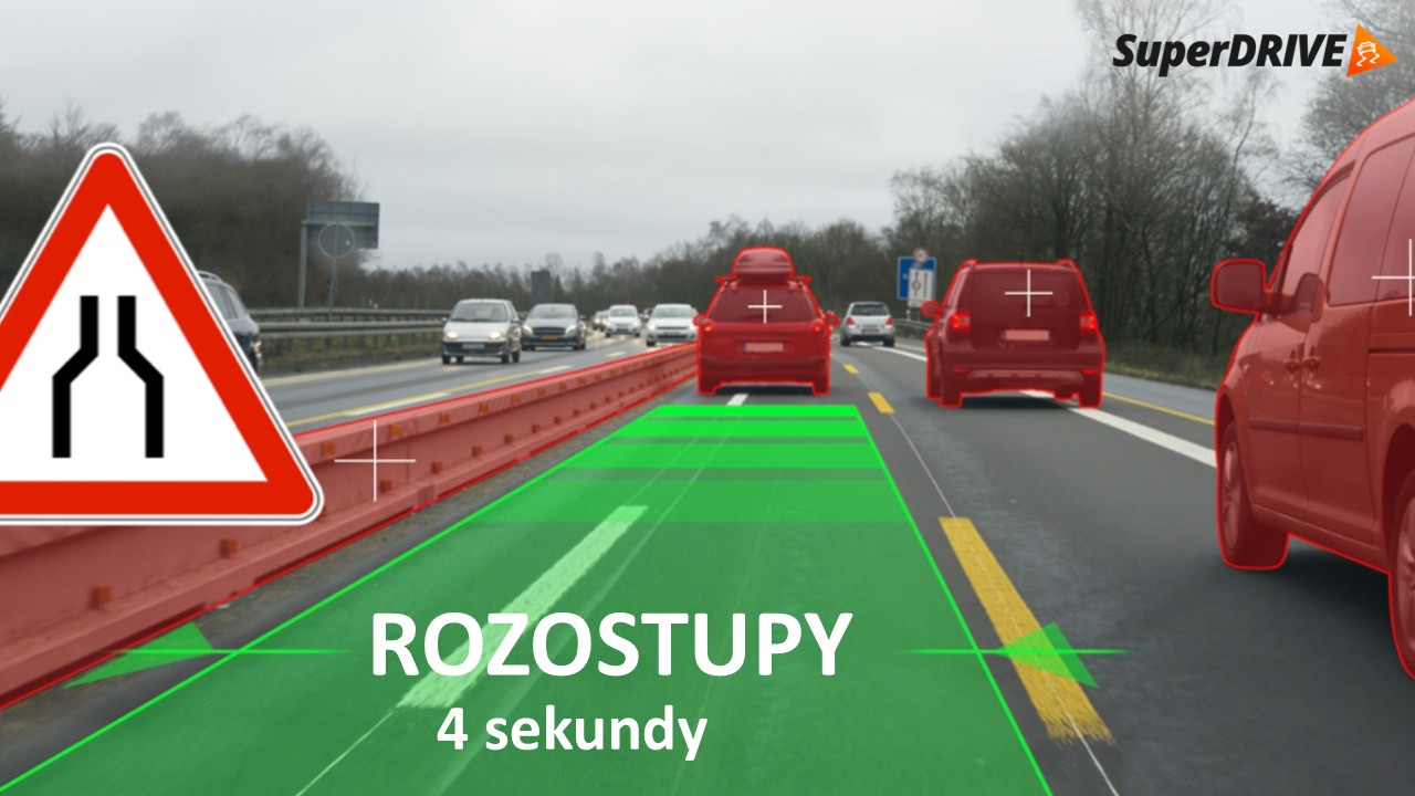 Rozostupy na ceste